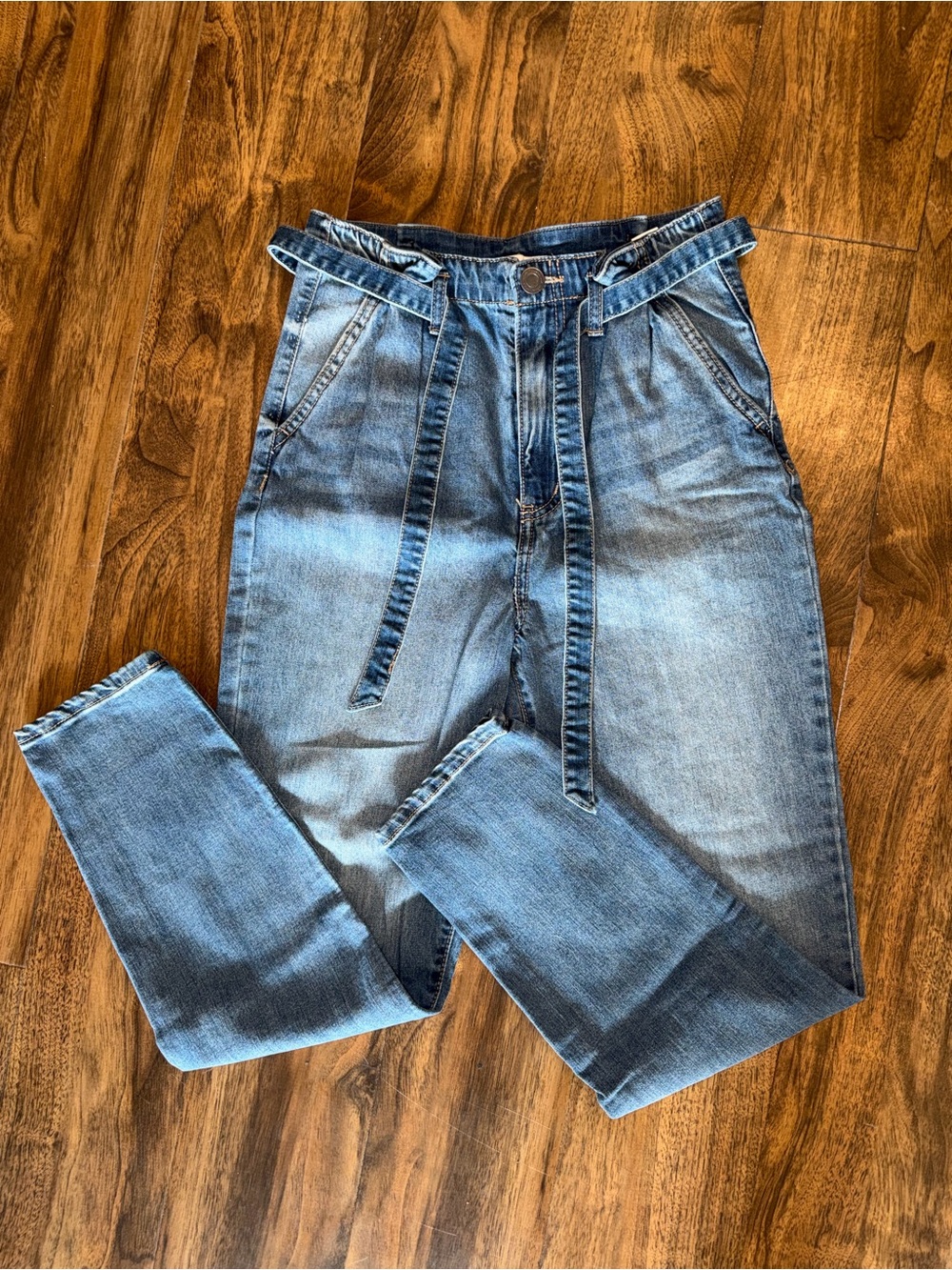SO Women’s High Rise Mom Jeans